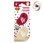 3X Packs Jelly Belly Duo Strawberry Shortcake & Vanilla Car Vent Air Freshener. Fixed Price $30.08.