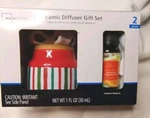 Mainstays Fragrance Oil Plug Diffuser, Ceramic Holiday, Cranberry Mandarin.. Fixed Price $14.00.