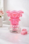 Pink Electric Wax Oil Melt Burner Glass Warmer Fragrance Lamp Home D Cor. Fixed Price $19.00.