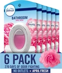 Bathroom Air Freshener, Odor-fighting, Downy April Fresh, 6CT. Fixed Price $26.05.