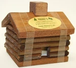 Small Cabin Incense Burner 2.5"X3.5" Comes With 10 Balsam Fir Logs Paine's. Fixed Price $21.81.