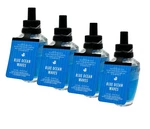 4-PACK Bath & Body Works Blue Ocean Waves Home Fragrance Wallflowers Refill Bulb. Fixed Price $24.79.