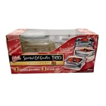 Glade Fall Scented Oil Candle Trio Apple Cinnamon Red Includes 3 Refills New. Fixed Price $16.95.