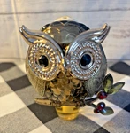 Bronze & Gold Owl Gems Branch Wallflower Bath Body Works Plug In Unlit. Fixed Price $24.95.