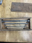 Armstrong Boring Bar Holder Set 1/2, 3/8, 5/16, 5/32 With Wooden Case. Fixed Price $75.00.