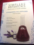Simplers Botanicals Professional Quality Atomizing Oil Diffuser. Fixed Price $39.95.
