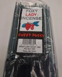 Foxy Lady Double Strength 19 Inch Incense Sweet Pussy 25 Sticks 3+ Hours. Fixed Price $10.50.