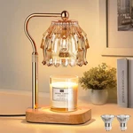 Candle Warmer Lamp With Timer Dimmer, Modern Wax For Scented Amber. Fixed Price $28.17.