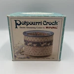 Vintage Rival Geese/goose/ducks Potpourri Crock Stoneware #3206-NIB. Fixed Price $60.00.