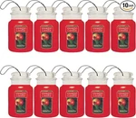 Yankee Candle Car Jar Air Freshener Fragrance Macintosh Scent, 10 Packs. Fixed Price $30.89.