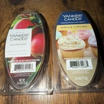 Yankee Candle Fragranced Wax Melts Vanilla Cupcake & Macintosh Scents New. Fixed Price $10.00.