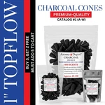 1'' Incense Cones Charcoal Variety Bulk Dipped Handmade Topflow For Burner. Fixed Price $11.65.