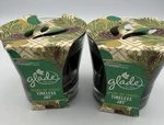 Glade Sparkling Spruce Scented Candle Timeless Joy 4.56 Oz Lot Of 2 Holiday. Fixed Price $18.69.