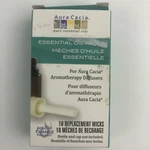 Aura Cacia Essential Oil Replacement Wick, 10 Ea Sponges Refill Stick Pk HG35. Fixed Price $8.26.