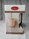 Candle Warmers Etc Pluggable Fragrance Decorative Plug-in Mason Jar White. Fixed Price $14.85.