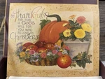 Vtg 2006 Lang Thanksgiving Cards Keepsake Box Religious Ellen Stouffer Nos 16 Ct. Fixed Price $16.50.