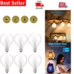 30 Watt E12 G50 Clear Globe Bulbs - Safe & Stylish For Candle Wax Warmers. Fixed Price $14.24.