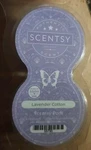 Scentsy Authentic Pods Twin Pak Pack Lavender Cotton Made Usa. Fixed Price $12.00.