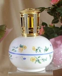 Lampe Berger Fragrance 5337 Flower Pattern White Height 5.3IN. Fixed Price $262.00.