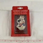Yankee Candle Fragranced Porcelain Ornament, Snowman, Sparkling Cinnamon. Fixed Price $6.99.