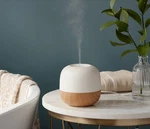 Project 62 White Top Faux Wood Grain Bottom Ultrasonic Essential Oil Diffuser. Fixed Price $18.99.
