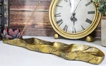 Lotus Flower Stick Incense Holder Burner Buddha Meditation Fengshui 10" Long. Fixed Price $21.99.