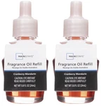 2 Mainstays Cranberry Mandarin Scented Fragrance Oil Refill Bulbs. Fixed Price $13.75.