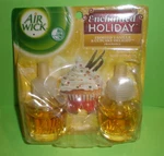 Airwick Frosted Vanilla Cupcake Delight Scented Oil Refills Enchanted Holiday. Fixed Price $12.95.