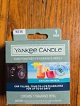 Yankee Candle Car Powered Fragrance Refill Single Pack "bahama Breeze". Fixed Price $6.99.