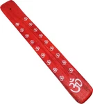 New Age Om Symbol Painted Canoe Incense Burner Pack Of 6 - Red 10". Fixed Price $5.00.