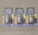 Yankee Candle Car Jar Lemon Lavender 3 Pack. Fixed Price $14.00.