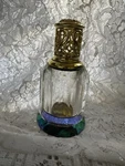 Alexandrias Fragrance Oil Lamp Prism Reed Diffuser Iridescent Gold Tone Cover. Fixed Price $30.00.