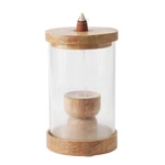 Hosley Wood & Glass Backflow Incense Burner Kit With 2 Asst Cone.. Fixed Price $16.98.