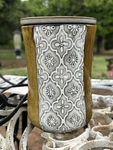 Retired Rustic Boho Scentsy Moroccan Stencil Wax Warmer Deluxe #29921 Earthy. Fixed Price $19.99.