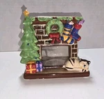 Ganz Ceramic Christmas Fireplace Tea Light Candle Holder Oil Diffuser Wax Tarts. Fixed Price $12.00.
