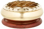 Screen Charcoal Incense Burner 3" Diameter With Wooden Coaster. Fixed Price $24.82.