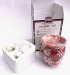 New, Open Box Red & Snowflake Scentsy Warmer Holiday Collection - Plug In. Fixed Price $17.99.