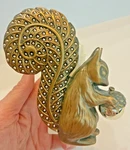 Rare Copper Squirrel Acorn Wallflower Diffuser Plug Bath & Body Works Unlit. Fixed Price $23.50.