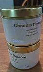 2 3OZ Room Essentials Coconut Blossom Candles With Notes Of Pear Waterlily. Fixed Price $25.00.