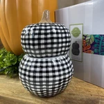 Scentsy Gingham Gourd Pumpkin Wax Warmer Harvest Buffalo Check Retired Complete. Fixed Price $28.00.