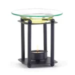 Metal And Glass Modern Art Oil Warmer. Fixed Price $17.99.