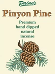 20 Sticks 11" Pinyon Pine Hand Dipped Natural Incense Paine's Flowers. Fixed Price $9.95.