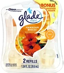 Glade Plugins Hawaiian Breeze 2 Scented Oil Refills & Warmer 1.34 Oz. Fixed Price $15.04.
