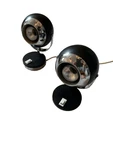 2X Eyeball Table 70S Vintage Mid Century Lamps Set. Fixed Price $80.45.