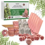 61 Pack Cedar Blocks, Sachets, Rings, Balls - Stop Clothes Damage Ultim.... Fixed Price $14.27.