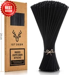 100 Pcs Black Reed Diffuser Sticks Rattan Essential Oil Aroma Refill. Fixed Price $11.99.
