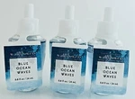 3 Bath Body & Works Wallflowers Blue Ocean Waves Home Fragrance Refill .8OZ New. Fixed Price $23.99.