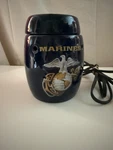 Retired Rare Scentsy Warmer, Marines Usmc, Deep Blue, Works. Fixed Price $75.00.
