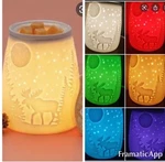 Scentsy Starry Frontier Wax Oil Warmer Moose Deer Moon Nature Aromatherapy. Fixed Price $45.00.