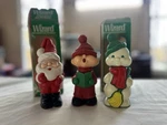 3 Vintage Wizard Christmas Air Fresheners Santa Snowman. Fixed Price $19.99.